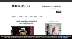 Desktop Screenshot of fashion-style.es