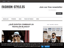 Tablet Screenshot of fashion-style.es